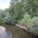 Rivière d'Aramits vue par Caroline